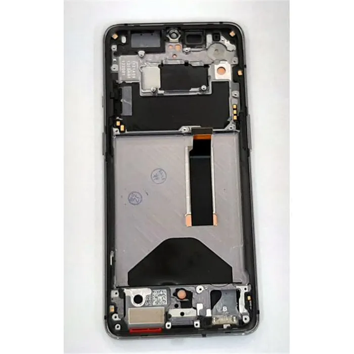 Pantalla lcd para Oneplus 7T mas tactil negro mas marco gris compatible