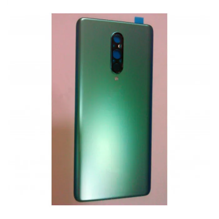Tapa trasera o tapa de batería verde para Oneplus 8 con cubierta camara