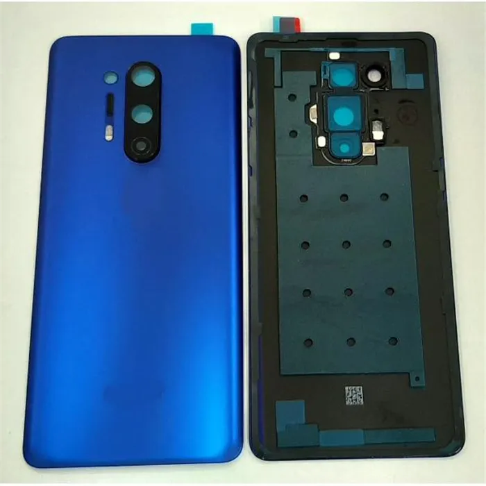 Tapa trasera o tapa bateria azul para Oneplus 8 Pro mas cubierta camara