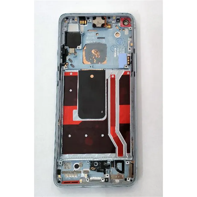 Pantalla lcd para Oneplus 8T mas tactil negro mas marco plata compatible