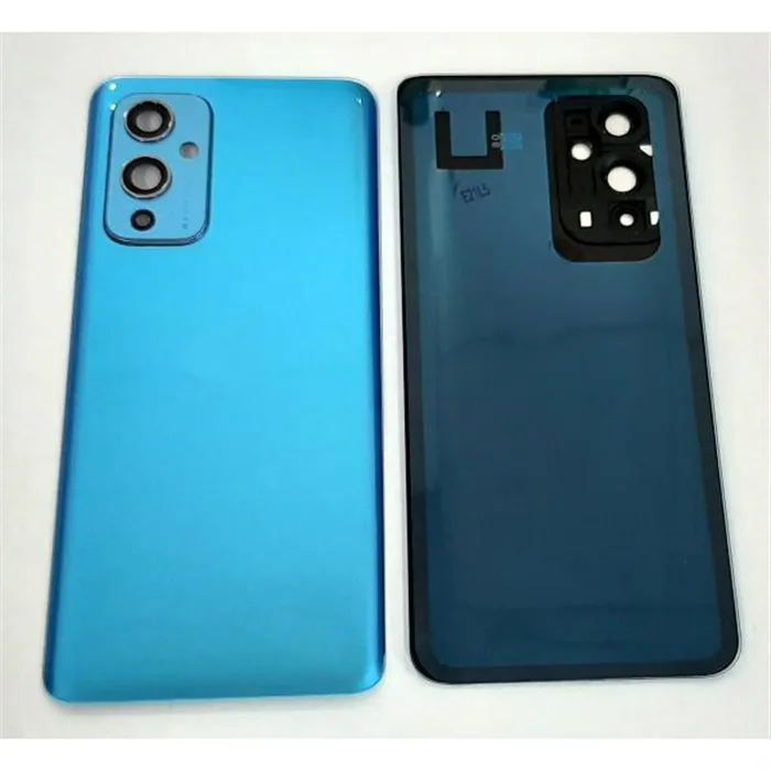 Tapa trasera o tapa bateria azul para Oneplus 9 mas cubierta camara