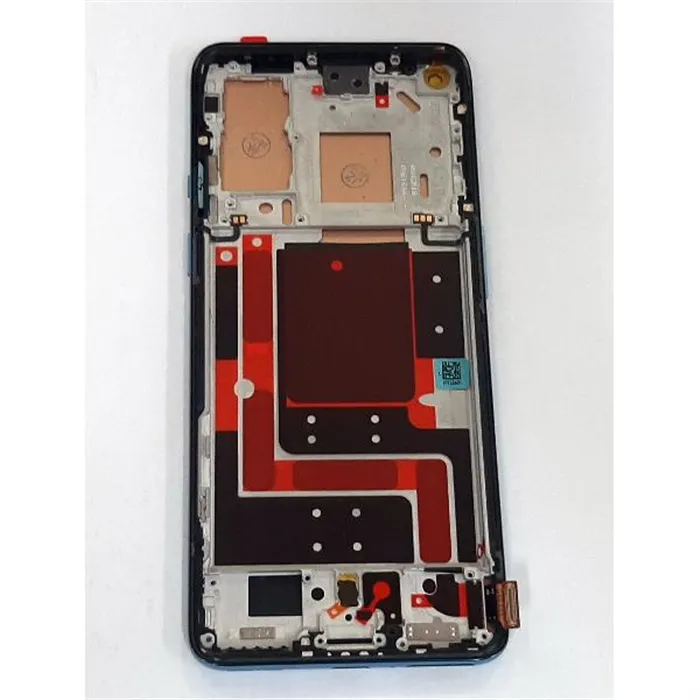 Pantalla lcd para oneplus 9 mas tactil negro mas marco azul compatible Versión China