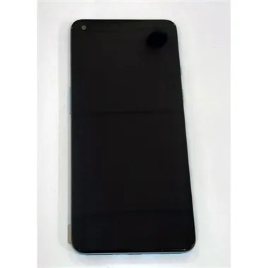 Pantalla lcd para oneplus 9 mas tactil negro mas marco azul compatible Versión China