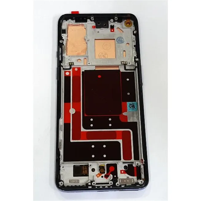 Pantalla lcd para oneplus 9 mas tactil negro mas marco gris calidad premium Versión China