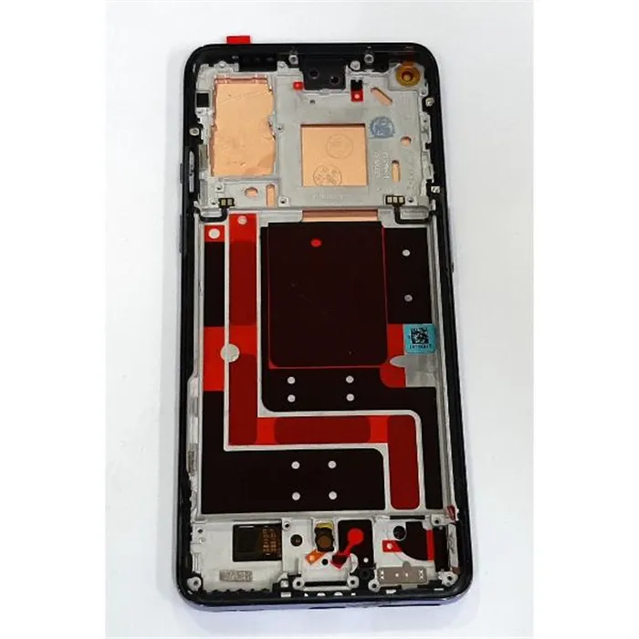 Pantalla lcd para oneplus 9 mas tactil negro mas marco gris calidad premium Versión China