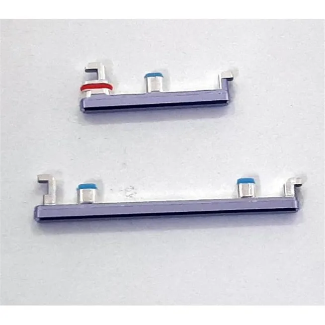Set 2 botones purpura para Oneplus 9 calidad premium
