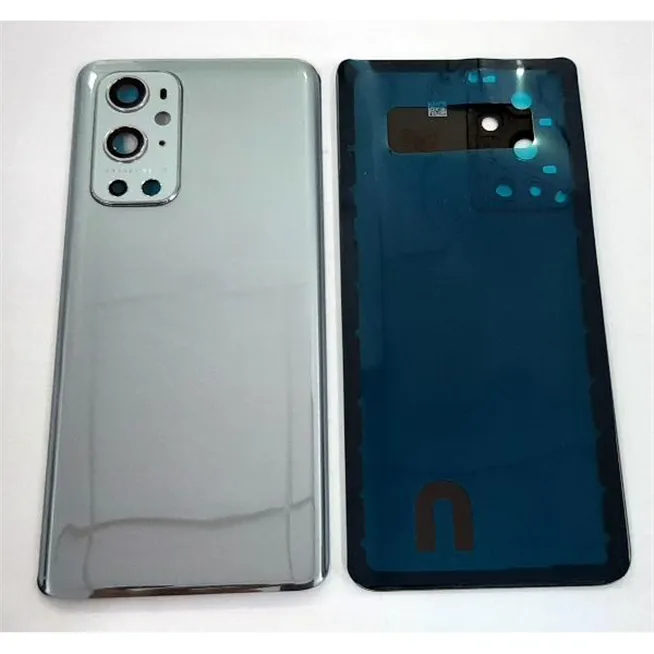 Tapa trasera o tapa bateria plata para Oneplus 9 Pro mas cubierta camara