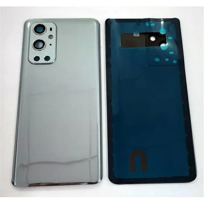 Tapa trasera o tapa bateria plata para Oneplus 9 Pro mas cubierta camara