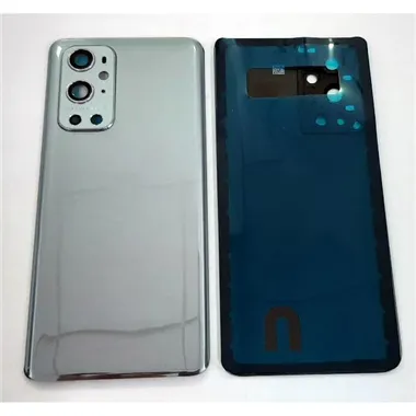 Tapa trasera o tapa bateria plata para Oneplus 9 Pro mas cubierta camara