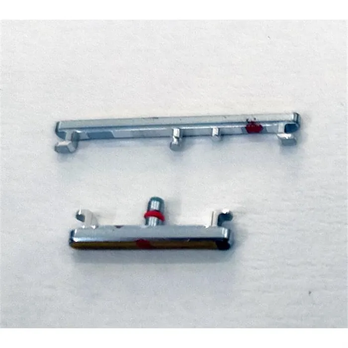 Set 2 botones platas para Oneplus 9 Pro calidad premium