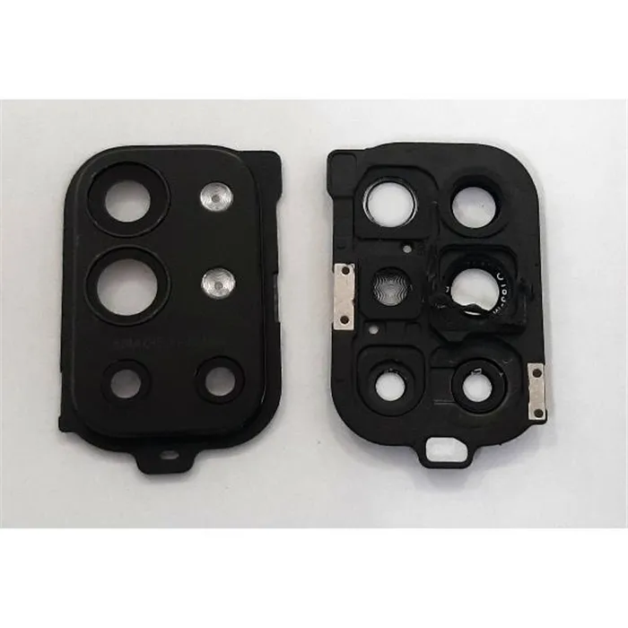 Cubierta camara para Oneplus 9R mas cristal negro calidad premium