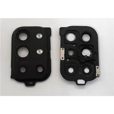 Cubierta camara para Oneplus 9R mas cristal negro calidad premium