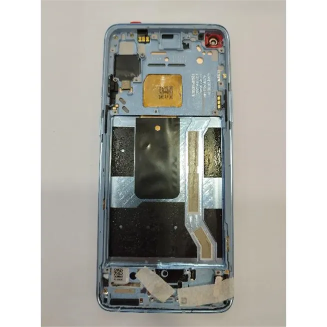 Pantalla Lcd para Oneplus 9R mas tactil negro mas marco azul calidad premium