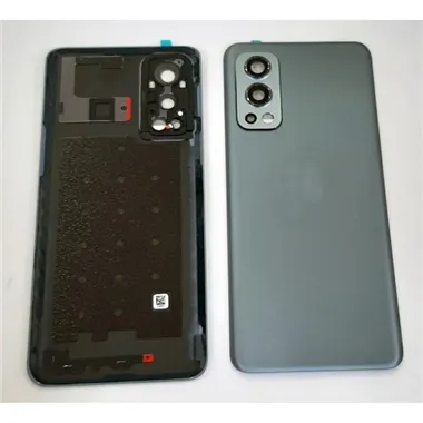 Tapa trasera o tapa bateria gris para Oneplus Nord 2 Nord2 5G mas cubierta camara