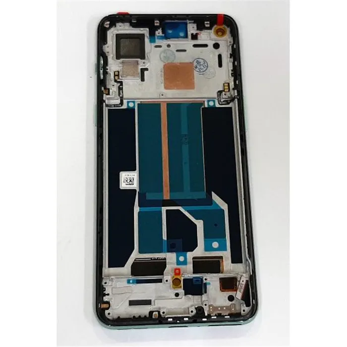 Pantalla LCD para oneplus nord 2 5g mas tactil negro mas marco azul calidad premium