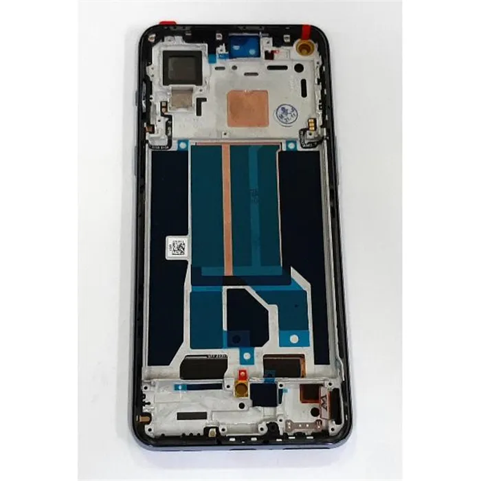 Pantalla lcd para oneplus nord 2 5g mas tactil negro mas marco gris calidad premium