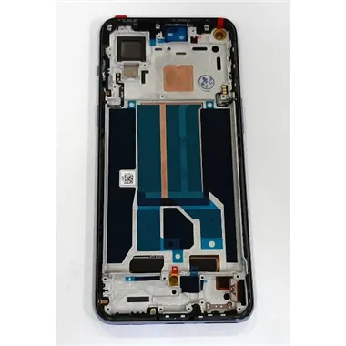 Pantalla lcd para oneplus nord 2 5g mas tactil negro mas marco gris calidad premium
