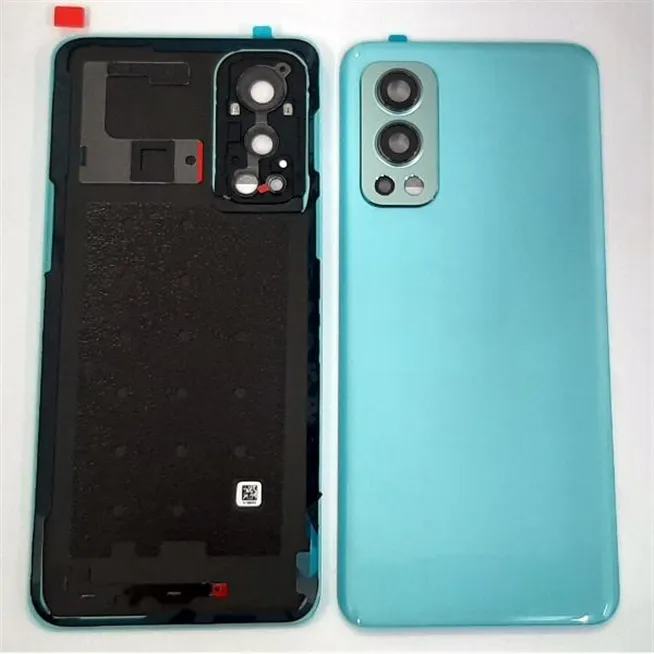 Tapa trasera o tapa bateria azul para Oneplus Nord 2 Nord2 5G mas cubierta camara