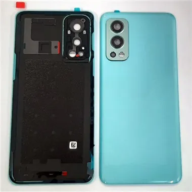 Tapa trasera o tapa bateria azul para Oneplus Nord 2 Nord2 5G mas cubierta camara