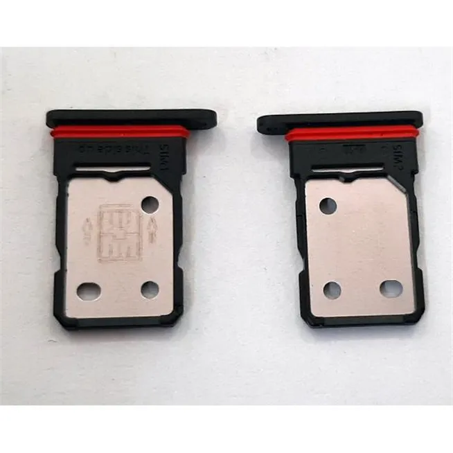 Soporte o bandeja dual sim negra para Oneplus Nord 2 Nord2 5G calidad premium