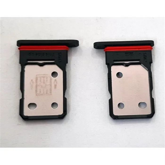 Soporte o bandeja dual sim negra para Oneplus Nord 2 Nord2 5G calidad premium