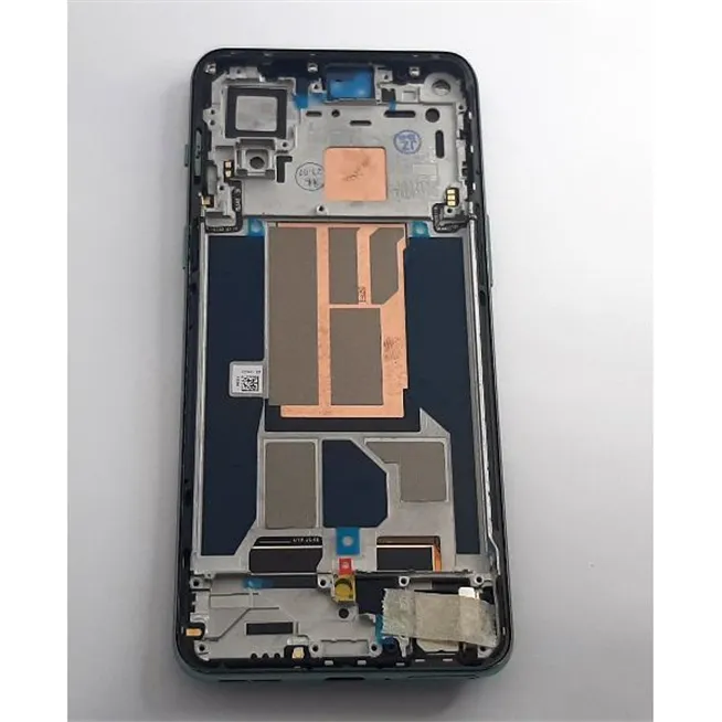 Pantalla oled para Oneplus Nord 2T 5G CPH2399 mas tactil negro mas marco azul calidad compatible hehui