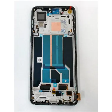 Pantalla lcd para Oneplus Nord 2T 5G CPH2399 mas tactil negro mas marco verde calidad premium