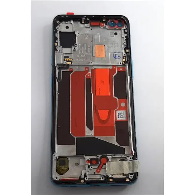 Pantalla oled para Oneplus Nord Realme X50 Pro 5G mas tactil negro mas marco azul compatible