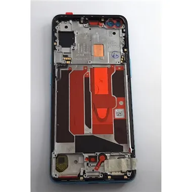 Pantalla oled para Oneplus Nord Realme X50 Pro 5G mas tactil negro mas marco azul compatible