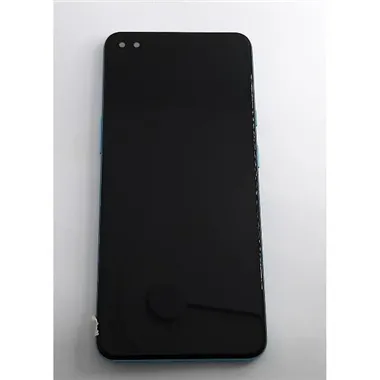 Pantalla oled para Oneplus Nord Realme X50 Pro 5G mas tactil negro mas marco azul compatible