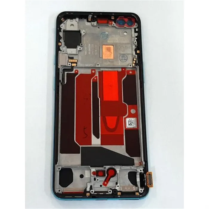 Pantalla lcd para Oneplus Nord mas tactil negro mas marco azul compatible