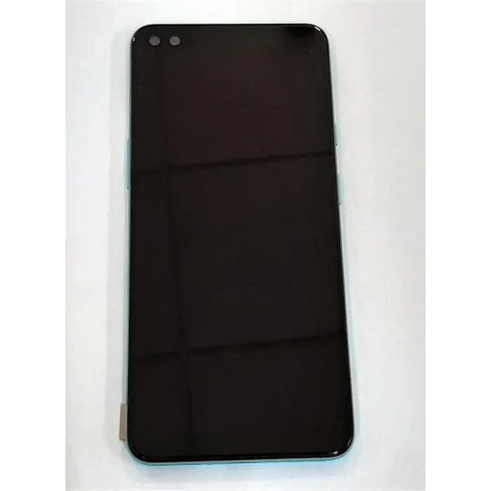 Pantalla lcd para Oneplus Nord mas tactil negro mas marco azul compatible