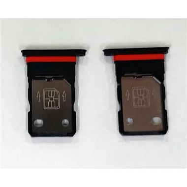 Soporte o bandeja dual sim negra para Oneplus Nord calidad premium