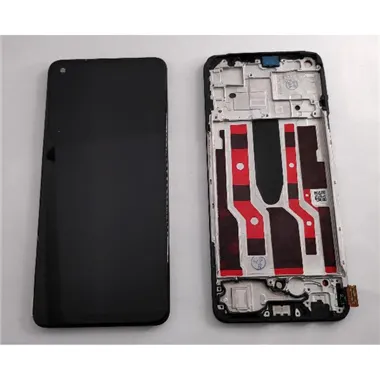 Pantalla oled para Oppo Reno 8 Lite 5G CPH2343 mas tactil negro mas marco negro calidad hehui