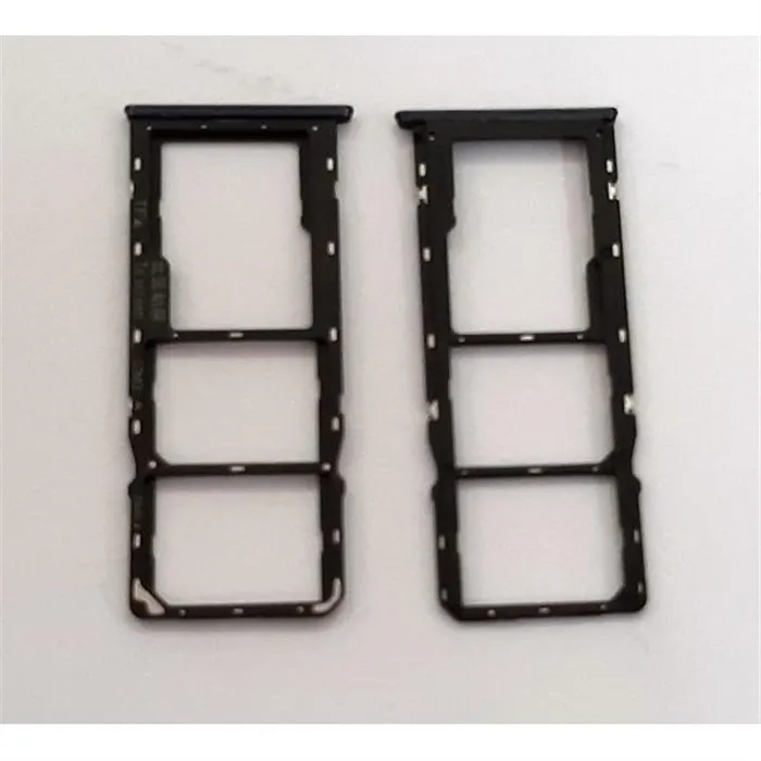Soporte o bandeja dual sim negra para Oppo A15 calidad premium