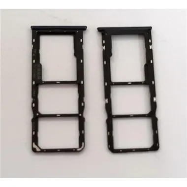 Soporte o bandeja dual sim negra para Oppo A15 calidad premium