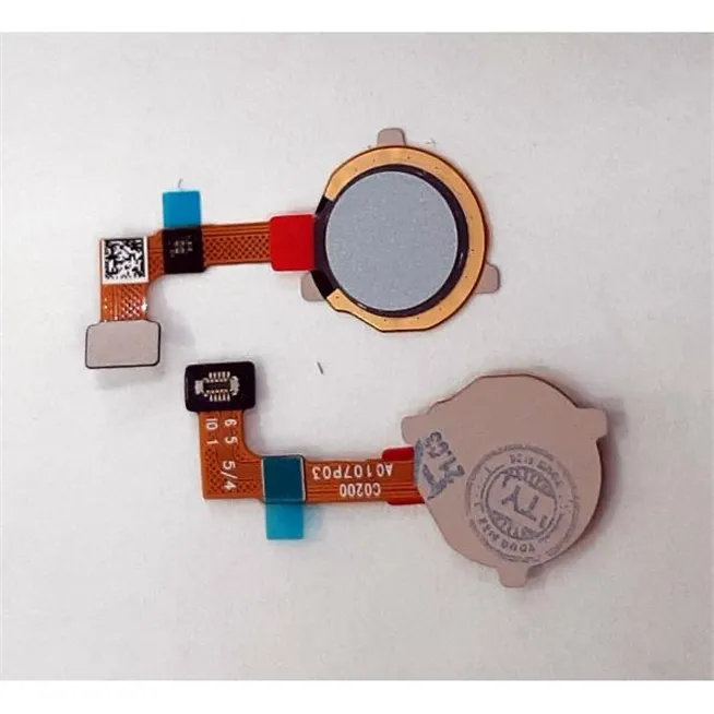 Flex boton home azul claro para Oppo A15 calidad premium