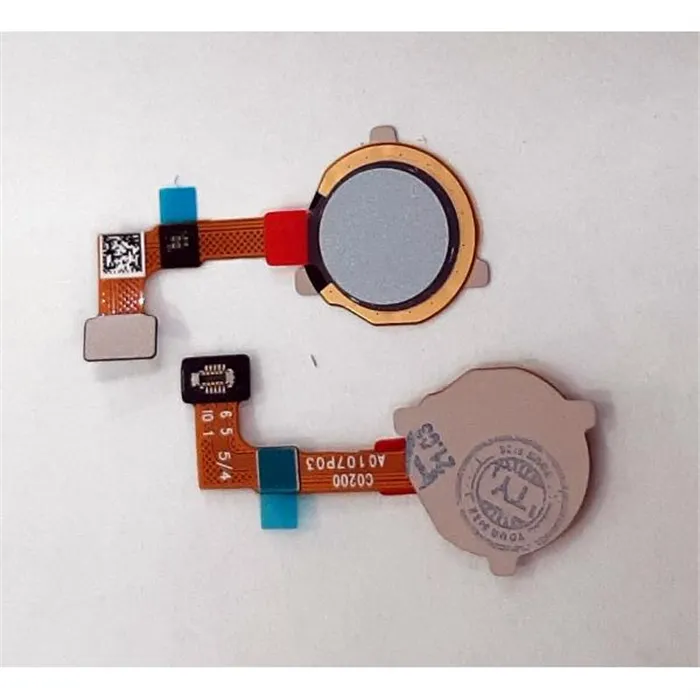 Flex boton home azul claro para Oppo A15 calidad premium