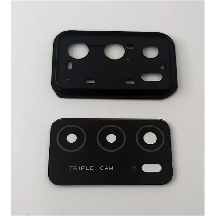 Cubierta camara negra para Oppo A16 CPH2269 calidad premium
