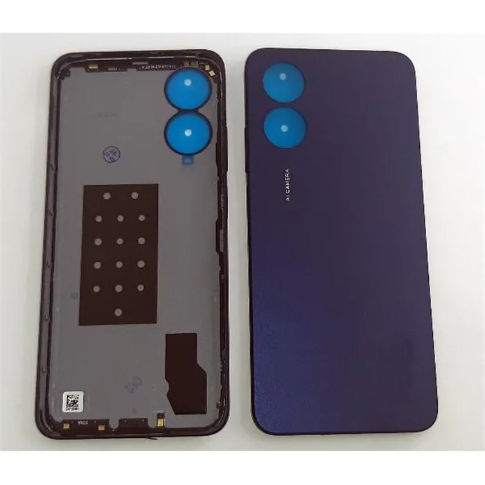 Tapa trasera o tapa bateria azul oscuro para Oppo A17 CPH2477