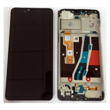Oppo A3 pantalla lcd + tactil negro + marco