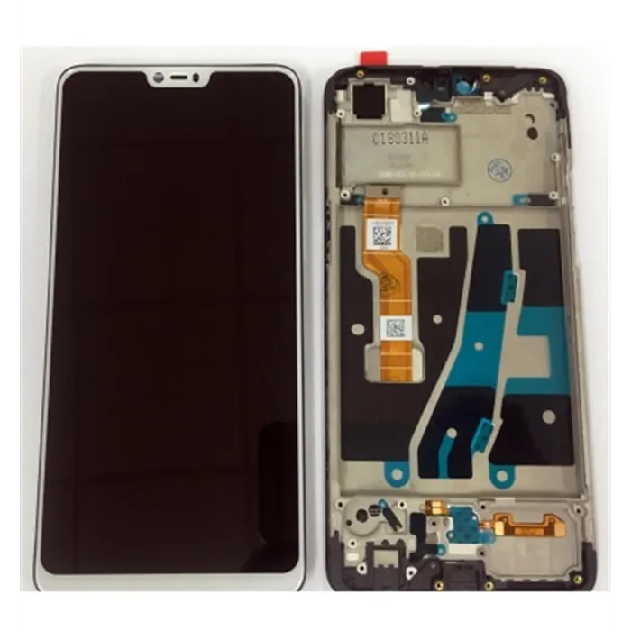 Oppo A3 pantalla lcd + tactil blanco + marco
