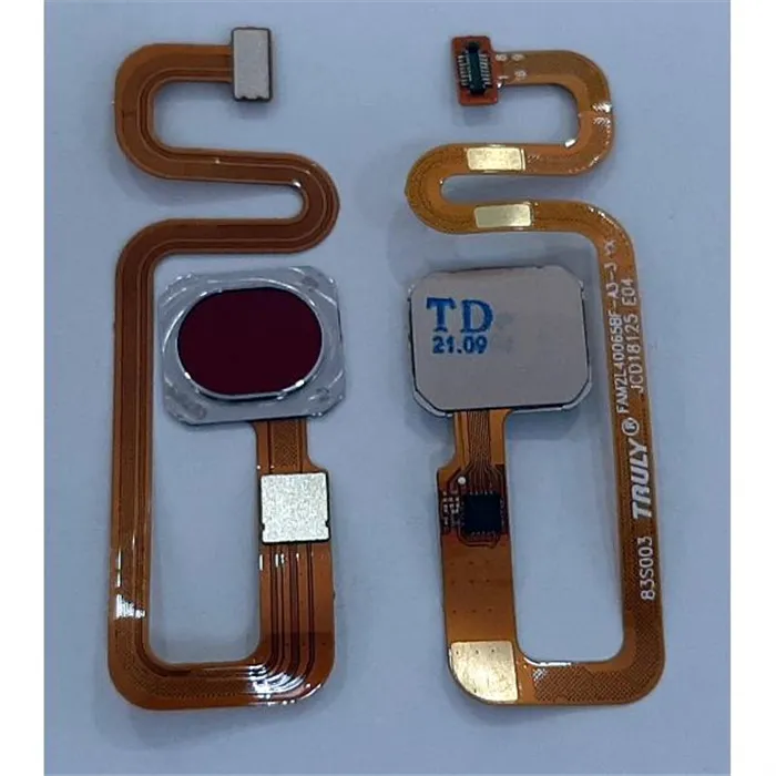 Flex boton home rojo para Oppo A3 calidad premium