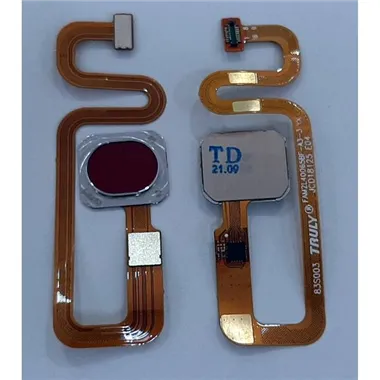 Flex boton home rojo para Oppo A3 calidad premium