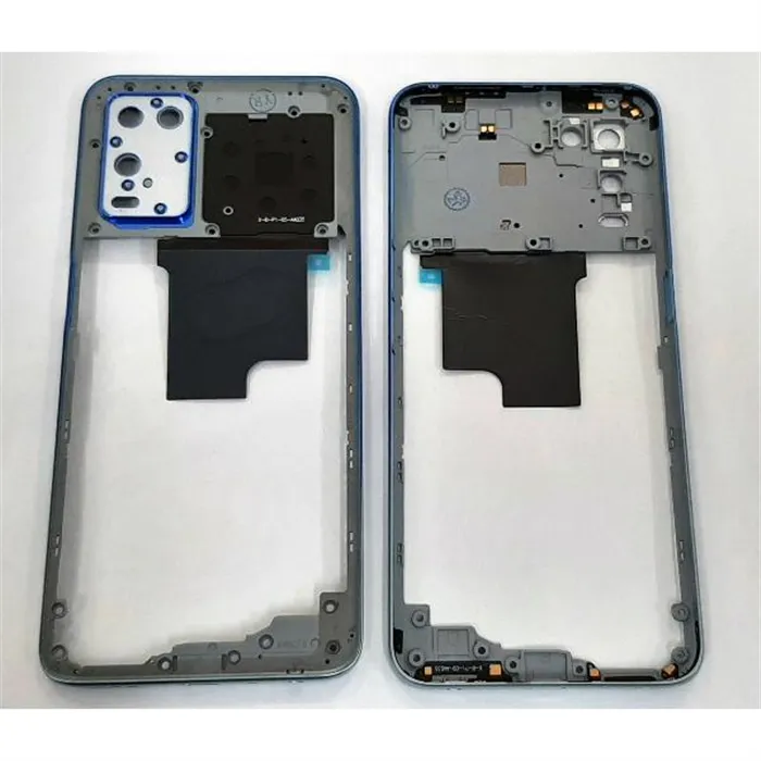 Carcasa central o marco azul para Oppo A54 4G calidad premium