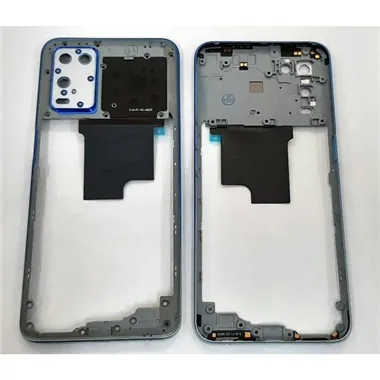 Carcasa central o marco azul para Oppo A54 4G calidad premium
