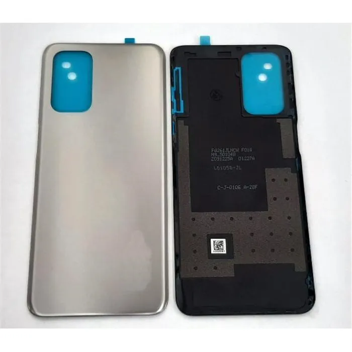 Tapa trasera o tapa bateria plata para Oppo A54 5G CPH2195