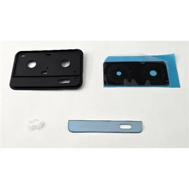 Cristal de camara para Oppo A57s CPH2385 con marco azul calidad premium