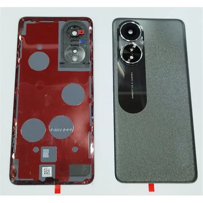 Tapa trasera o tapa bateria negra para OPPO A58 4G CPH2577 con lente de camara