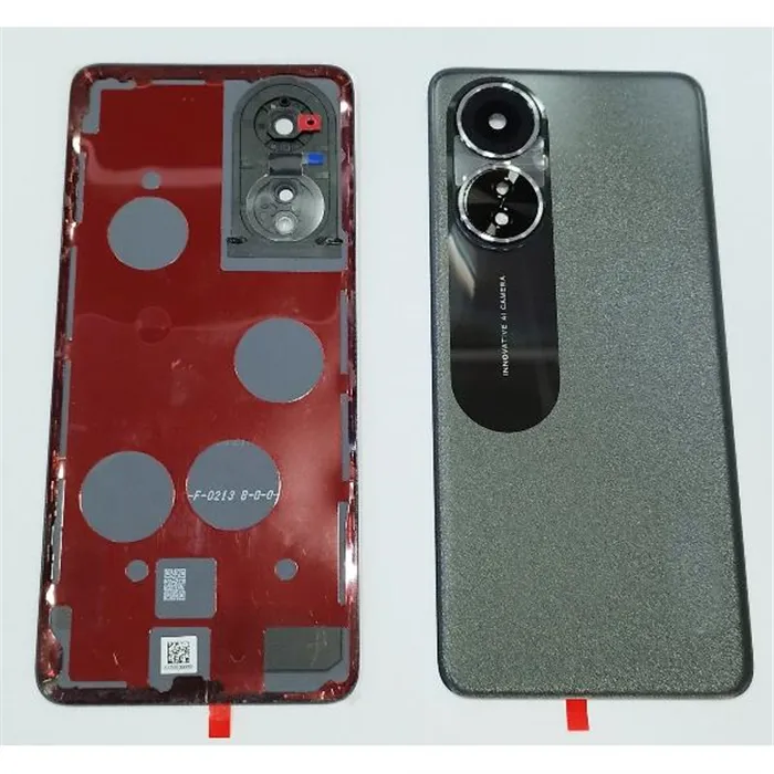 Tapa trasera o tapa bateria negra para OPPO A58 4G CPH2577 con lente de camara